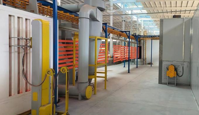 Power Free Conveyor System for Metal Shelves Advanced Powder Coating Line
