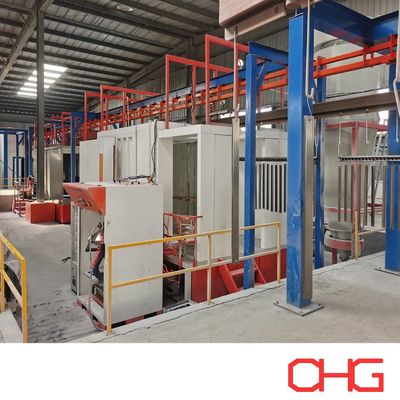 Good price Aluminum Profile Powder Coating Production Line Customized Technical Data with Overhead Conveyor System Performance online