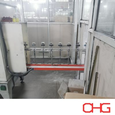 Good price Automatic Filter Housing Spray Painting Coating Equipment with Monorail Floor Conveyor online
