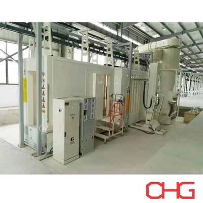 Stainless Steel PVC Carbon Steel Powder Coating Spray Booth For Coating Production Line