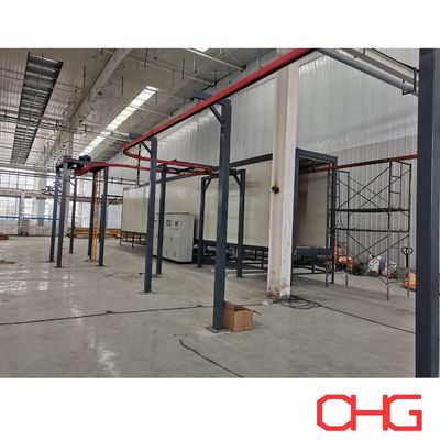 Good price Automated Powder Coating Line For Aluminum Profile Hardware With Conveyor System online