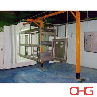 Good price Metal Powder Coating Line With Manual Spray Guns Designed And Customized online