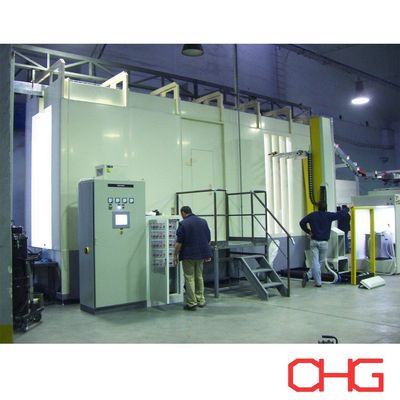 Good price Automatic PVC or PP Powder Coating Spray Paint Booth for Fast and Coating Line online