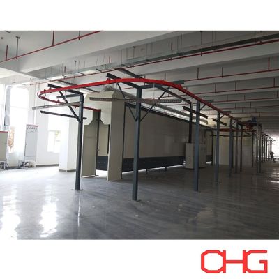 Good price Acrylic Board Coating Machine Monorail Conveyor Powder Coating Line for Customized Coating Production online