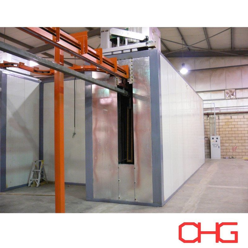 Customizable Overhead Conveyor System Automatic Electrostatic Powder ...