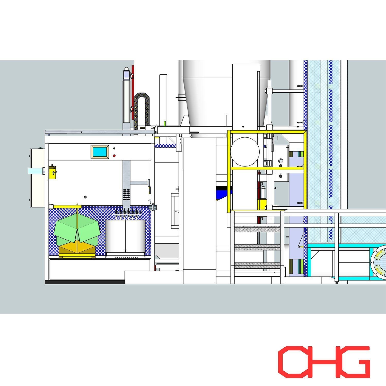 Powder Coating Component Drawing.pdf Powder Coating System with Close Circuit Equipment Electrostatic Powder ...