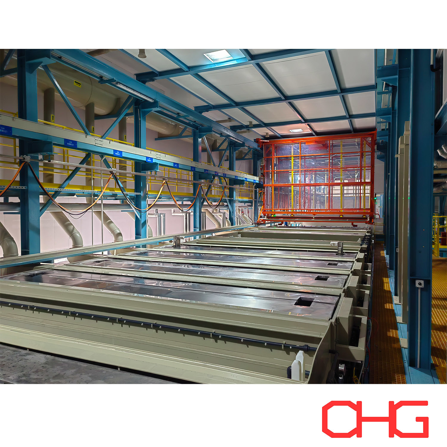 Automotive Aluminum Anodizing Line with Filtration & Cooling