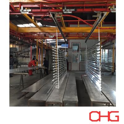 Powder Coating Production Line of Various Sizes Aluminium Profile Customized Coating Hardware Spraying Equipment
