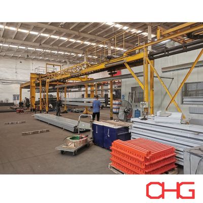 Customized Cold Rolled Steel Plates Powder Coating Production Line Equipment Automatic Method