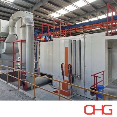 Powder Coating Line providing stable conveying and coating for aluminum profiles of various sizes and structural complexities