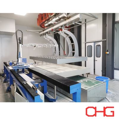 Good price Manual / Automatic Glass Lubricant Liquid Painting Line For Forging On Metal Substrate online