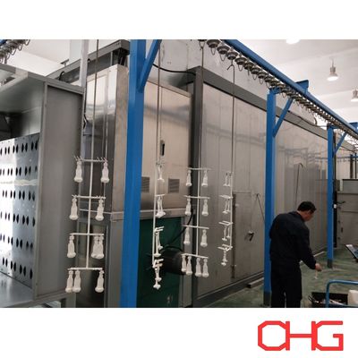 Good price Automatic Glass Lubricant Wet Paint Line With Conveyor System online