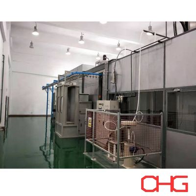 Customized Glass Lubricant Spraying Painting Line with Conveyor System PLC Control Unit