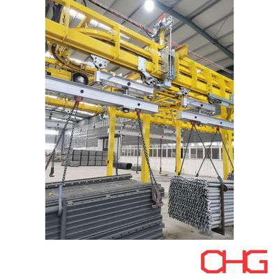 Good price Structural Parts Wet Painting Line with PLC Control and Customized Conveyor System online