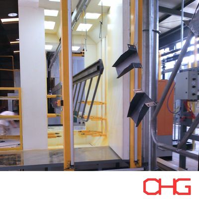 Good price Smooth Operation Process Powder Coating Production Line Equipment with PVC Spray Booth and Conveyor System online