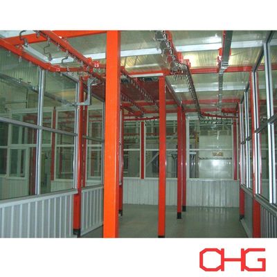 Good price Custom Powder Coating Line Automated With Stainless Steel Spray Booth online