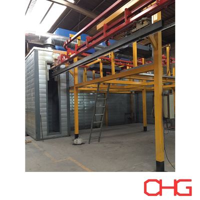 Good price Manual Loading and Unloading Professional Powder Coating Line for Aluminum Profiles online