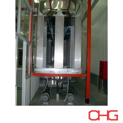 Good price Auto Parts Powder Coating Line With Stainless Steel Spray Booth And PLC Control Unit online