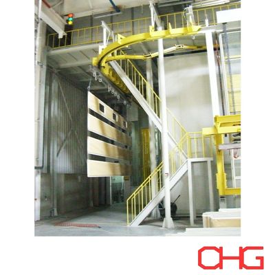 Good price Automatic Powder Coating Production Line For Iron Electric Control Cabinet online