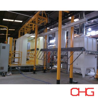 Good price Customized Automatic Powder Coating Line Equipment With PVC Spray Booth online