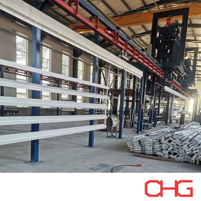 Good price Aluminum Substrate Structural Parts Top Powder Coating Line with Conveyor System Equipment online