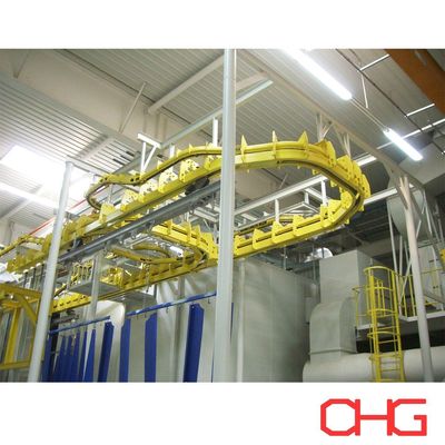 Customized Powder Coating Production Line with Lift Machine