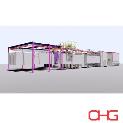 Good price Electrostatic Automatic Powder Coating Line on Metal Substrate Hardware Spraying Equipment online