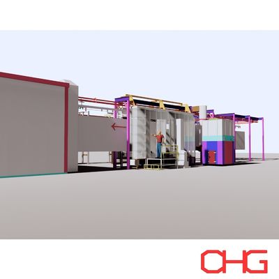 Good price Professional Hardware Spraying Equipment Electrostatic Automatic Powder Coating Line online