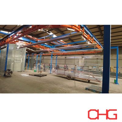 Good price Conveyor System Supported Powder Coating Line for Aluminum Profiles and Hardware Spraying Equipment online