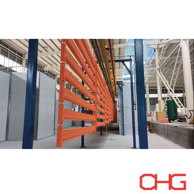 Good price Metal Shelves Powder Coating Line with PP Spray Booth and Customized Solutions online