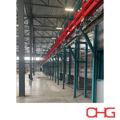 Good price Power and Free Overhead Trolly Conveyor System for Coating Line offers customizable layout online