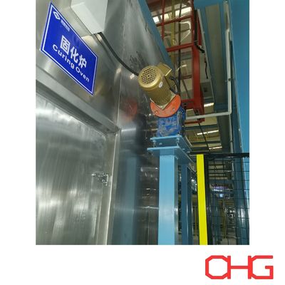 quality PLC Control Unit Top-Loading Powder Coating Curing Oven for Industrial Use Polymerization Drying Batch Oven factory
