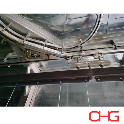 Customized Power and Free Overhead Conveyor System for Coating Production Line Customized Guide Equipment Installation