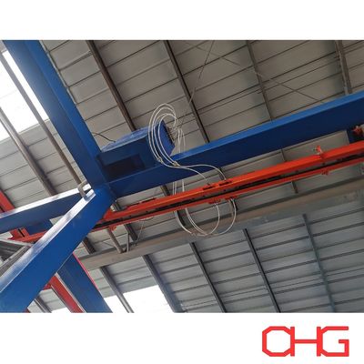 Power Free Overhead Conveyor System for Automatic Coating Production Line Made of Heat Resistant Material